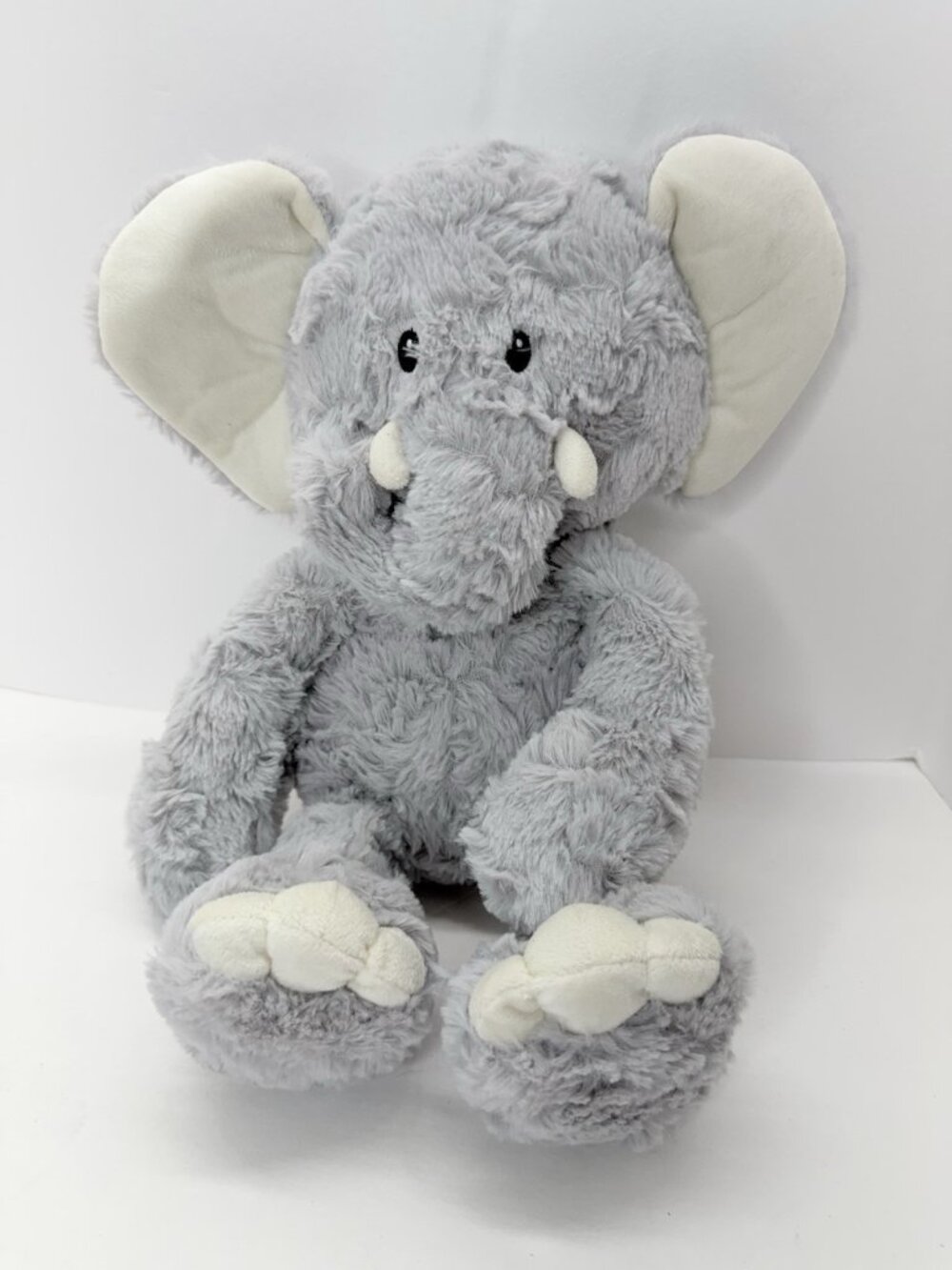 Animal Adventure Gray Elephant Plush Stuffed Animal Toy Soft 2019 15”